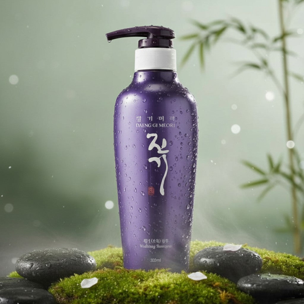 Daeng Gi Meo Ri Vitalizing Shampoo, koreanisches Kräuter-Shampoo mit Ginseng für schwaches und dünnes Haar