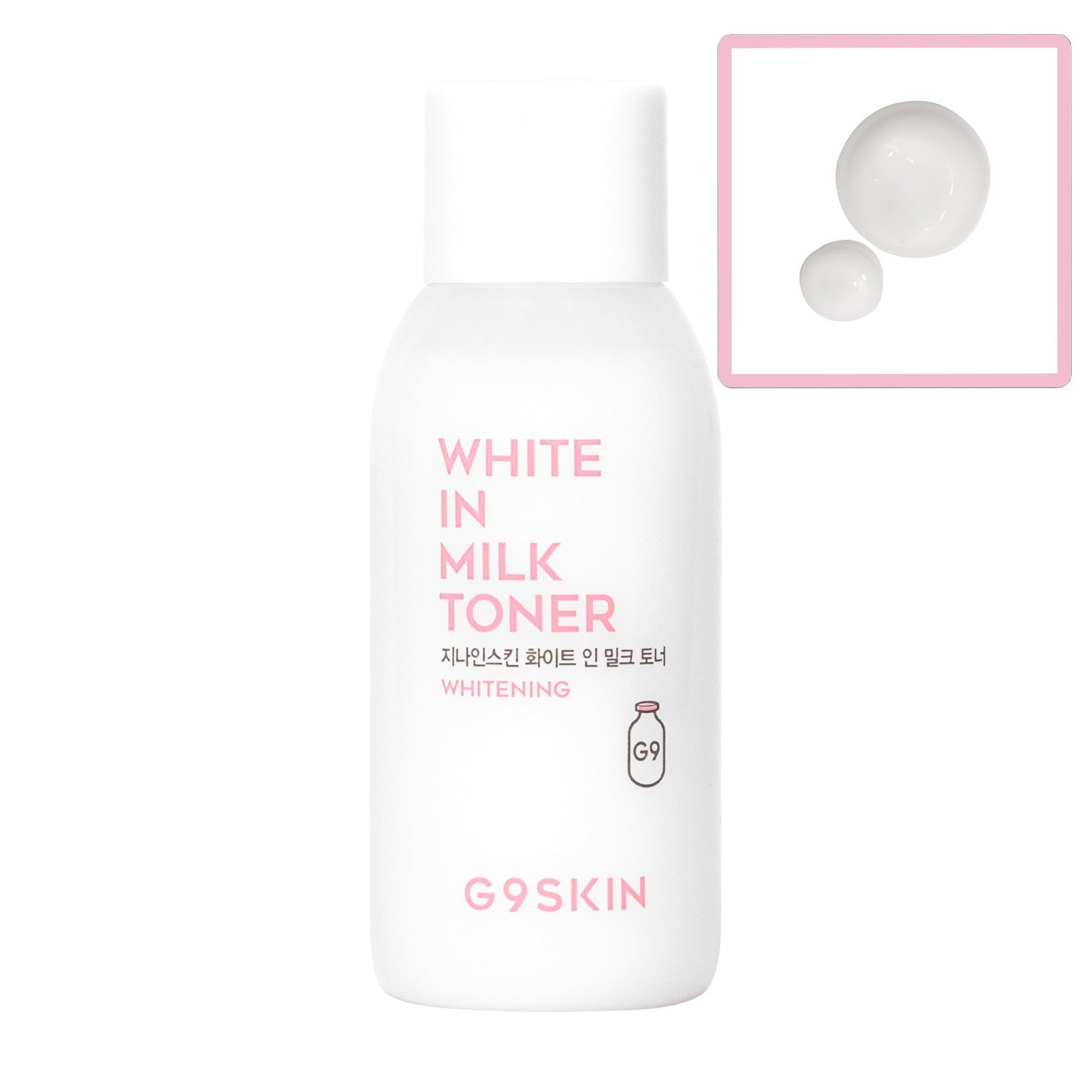 G9Skin Mini White In Milk Toner – aufhellender Toner mit Milchproteinen und Niacinamid