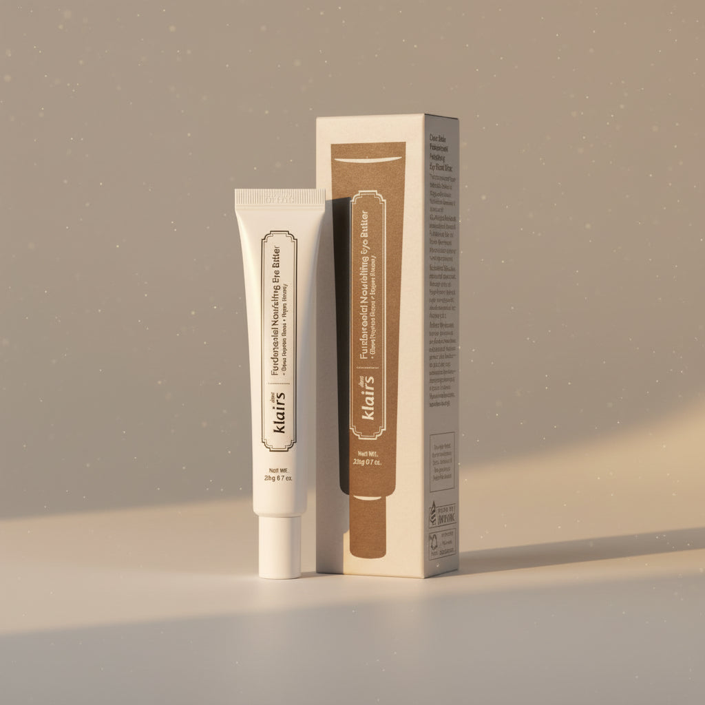 Klairs Fundamental Nourishing Eye Butter – nährende Augencreme mit Peptiden, Koffein und Sonnenblumenöl