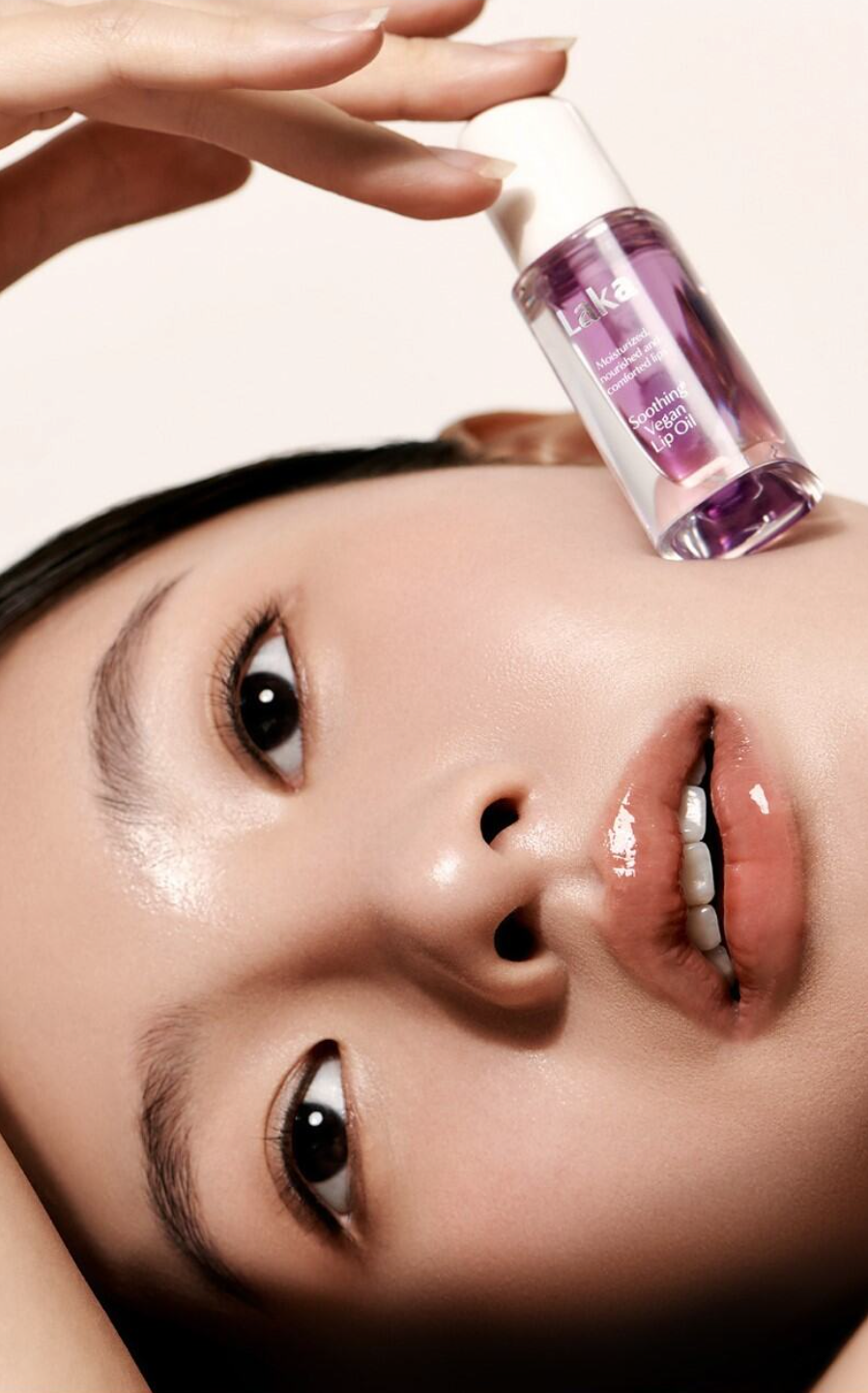 Soothing Vegan Lip Oil - calming purple