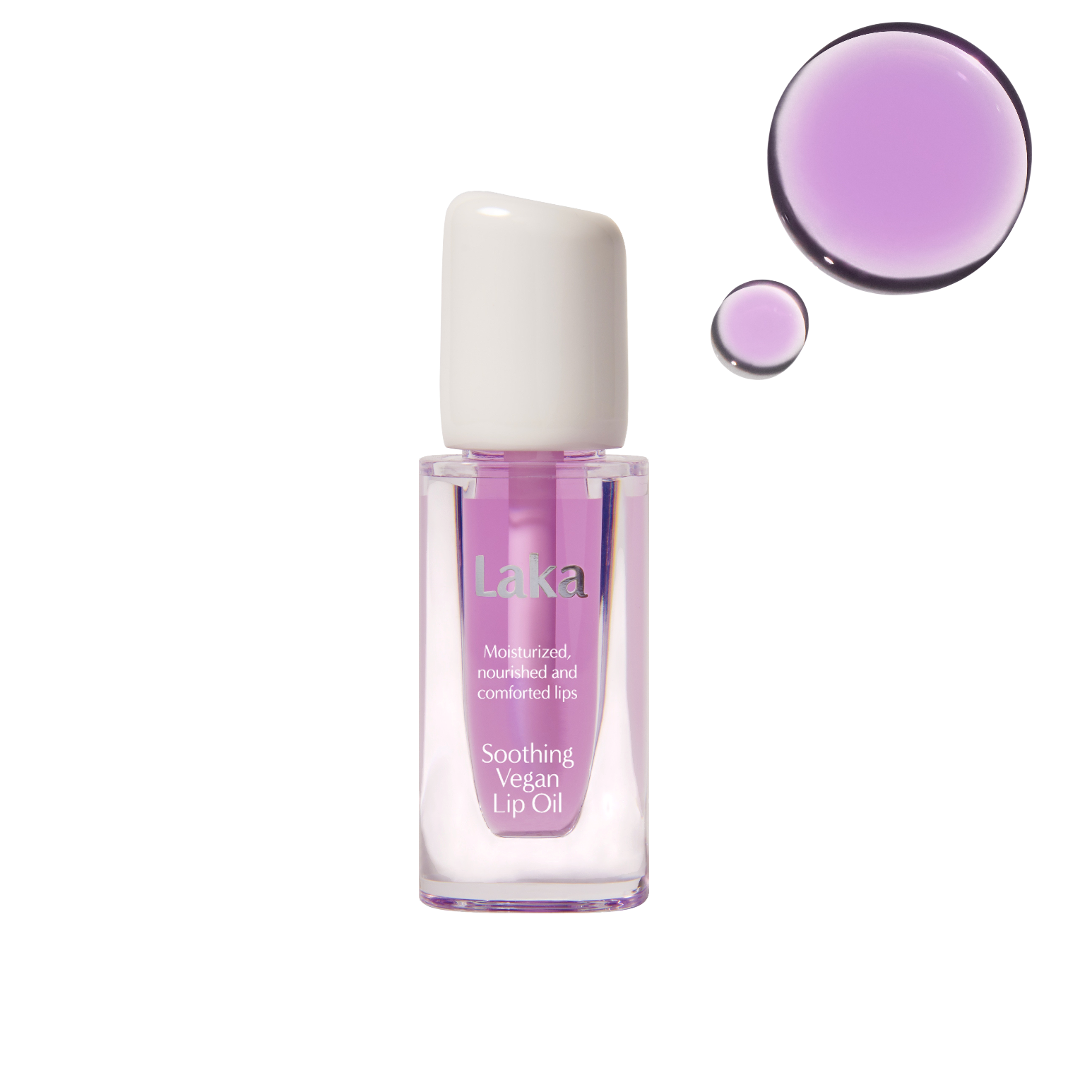 Soothing Vegan Lip Oil - calming purple