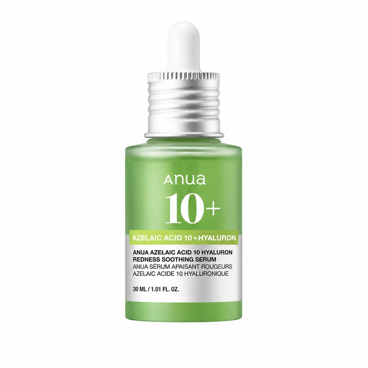 Anua Azelaic Acid 10 Hyaluron Redness Soothing Serum, koreanisches Serum mit 10 % Azelainsäure für empfindliche Haut