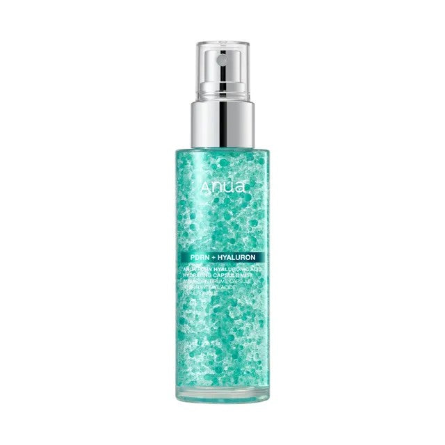 Anua PDRN Hyaluronic Acid Hydrating Capsule Mist, koreanischer Gesichtsnebel mit PDRN und Hyaluronsäure für trockene Haut