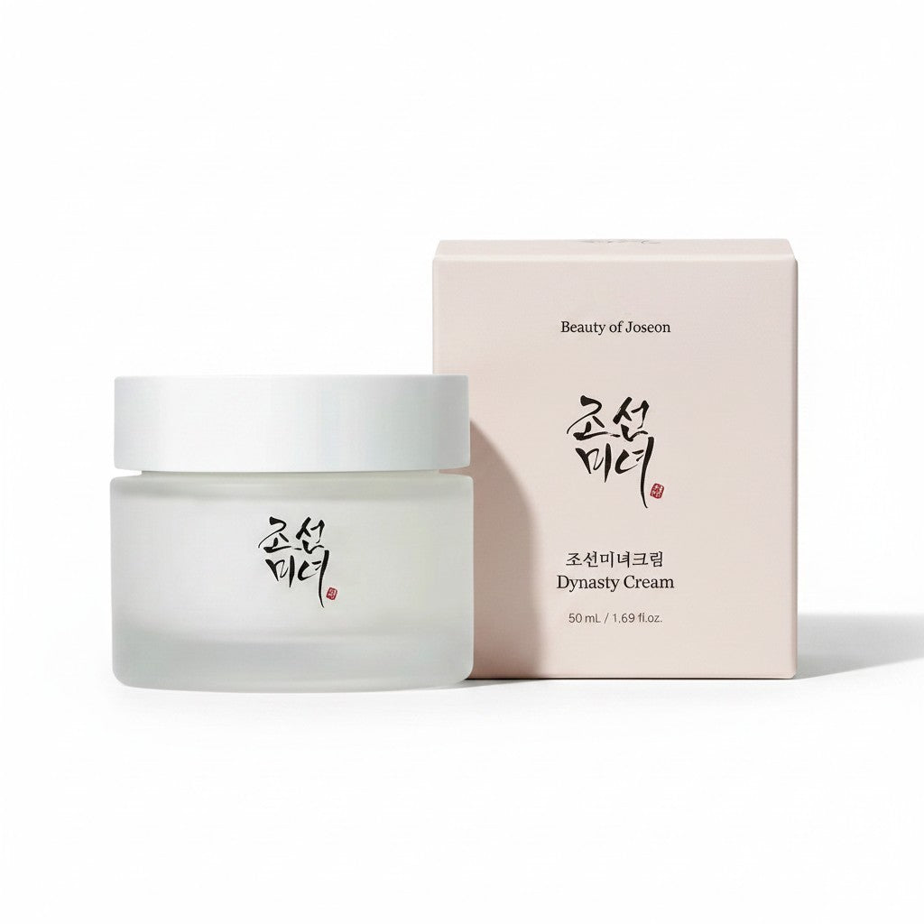 Beauty of Joseon Dynasty Cream, koreanische Feuchtigkeitscreme mit Ginseng und Reiskleie-Wasser für strahlende Haut