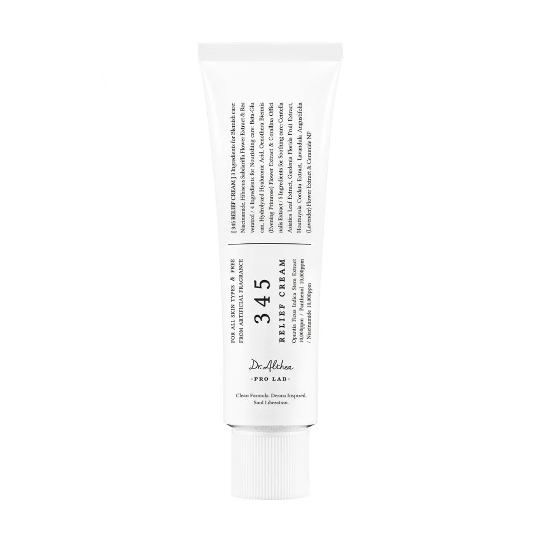 Dr. Althea 345 Relief Cream, koreanische Feuchtigkeitscreme mit Centella und Ceramiden für empfindliche Haut