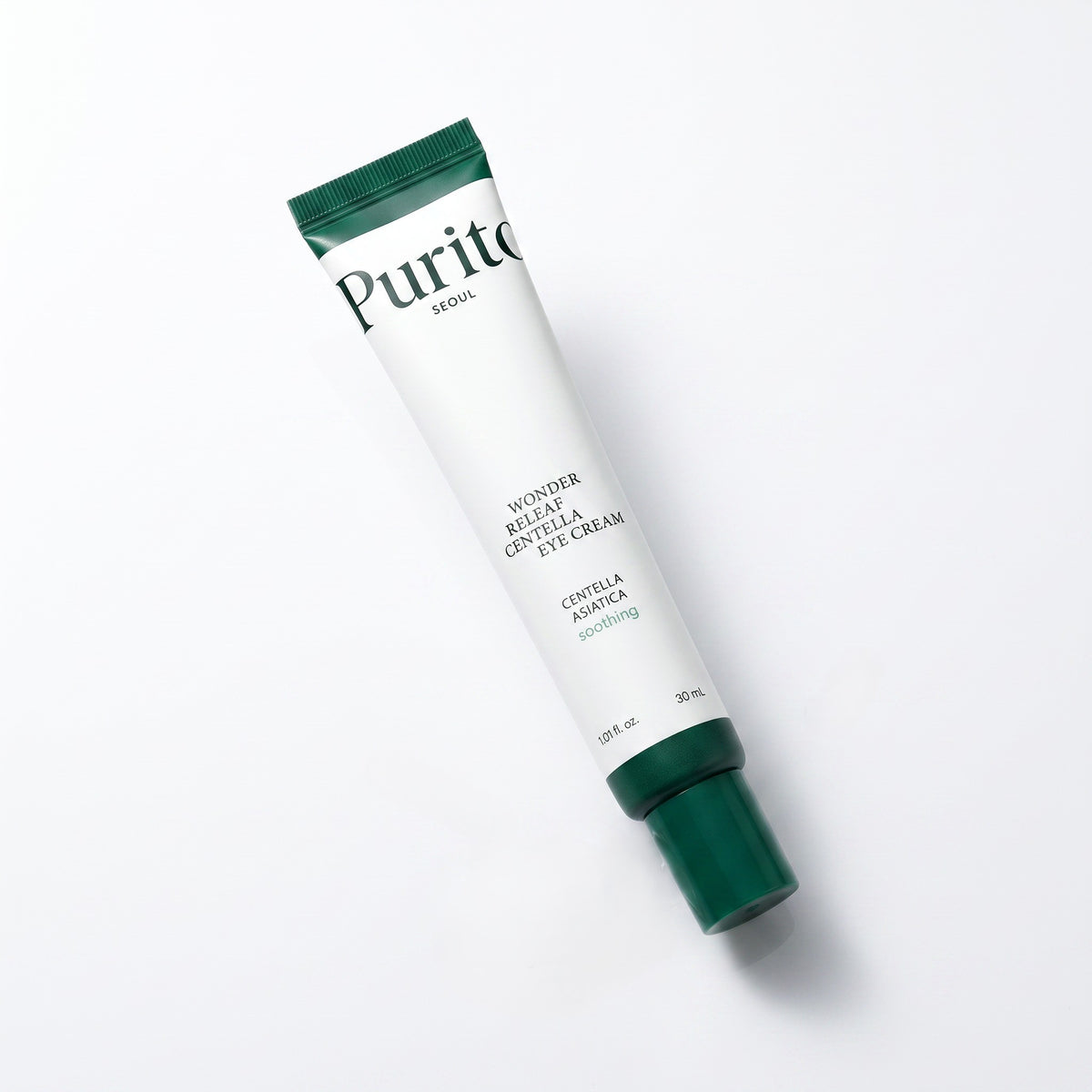 Purito Wonder Releaf Centella Eye Cream, koreanische Augencreme mit Centella Asiatica für empfindliche Haut