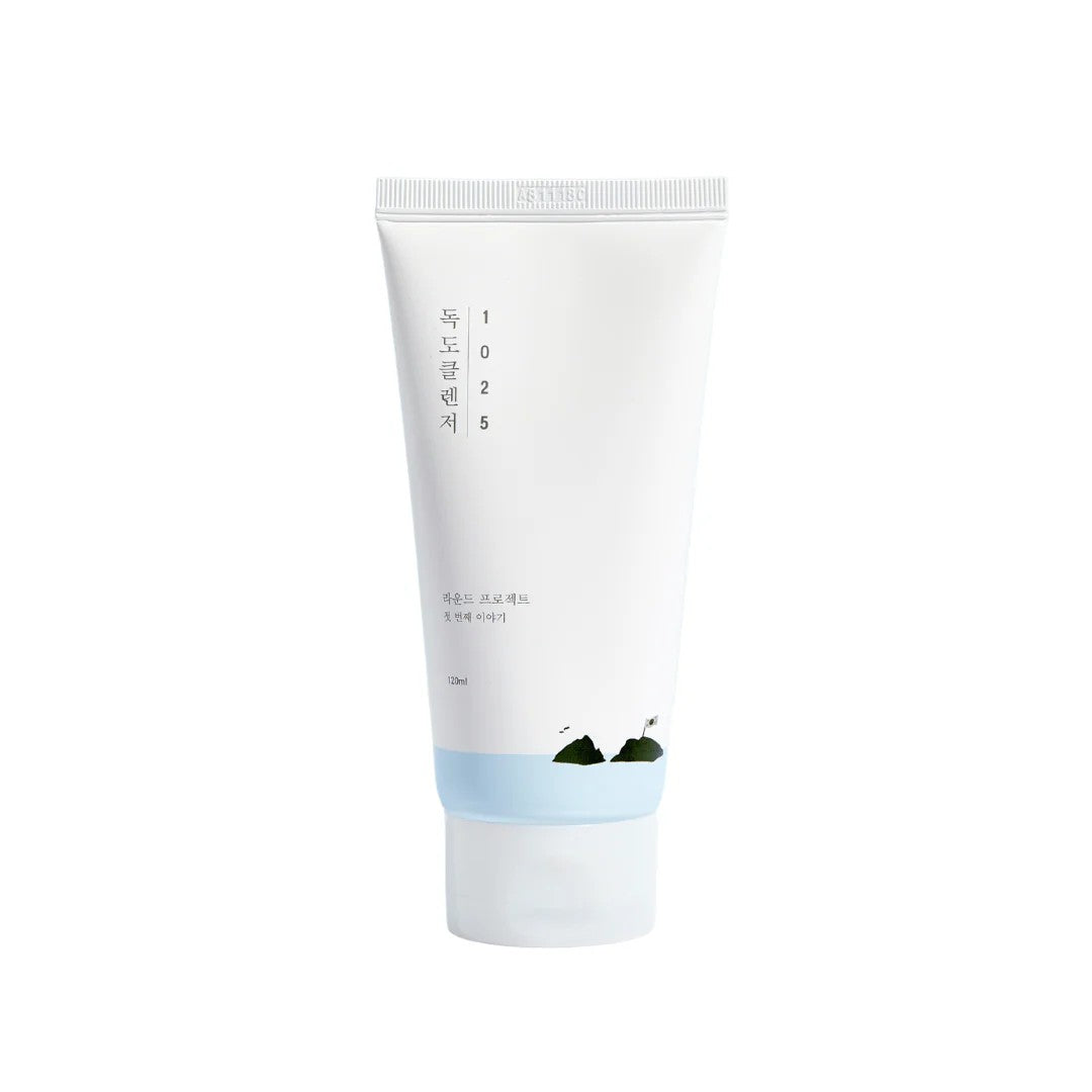 Round Lab 1025 Dokdo Cleanser, koreanischer Gesichtsreiniger mit Ulleungdo-Tiefseewasser für empfindliche und dehydrierte Haut