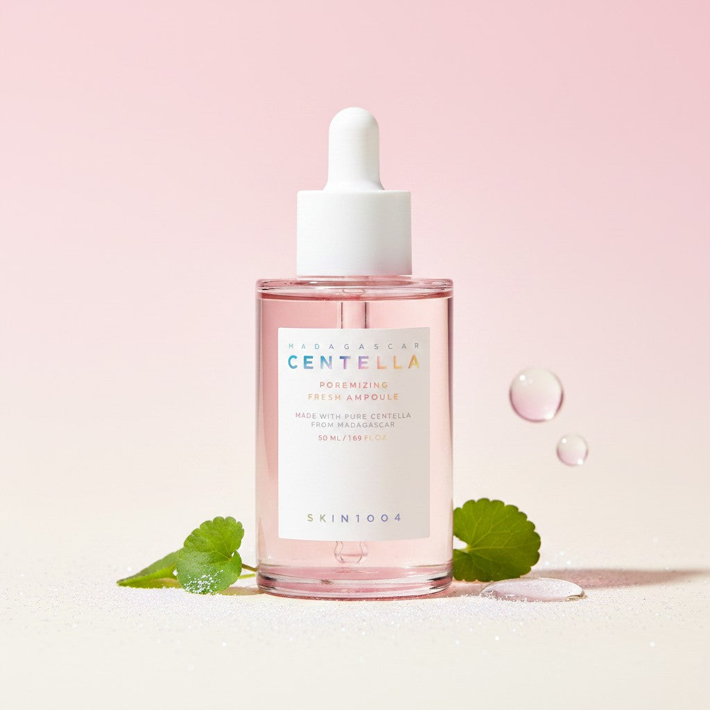 SKIN1004 Madagascar Centella Poremizing Fresh Ampoule, koreanisches Serum mit Centella für verfeinerte Poren und ölige Haut