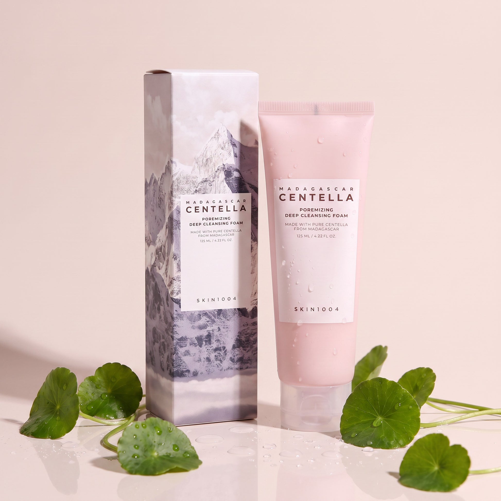 SKIN1004 Madagascar Centella Poremizing Deep Cleansing Foam, koreanischer Reinigungsschaum mit Centella und Kaolin für ölige Haut