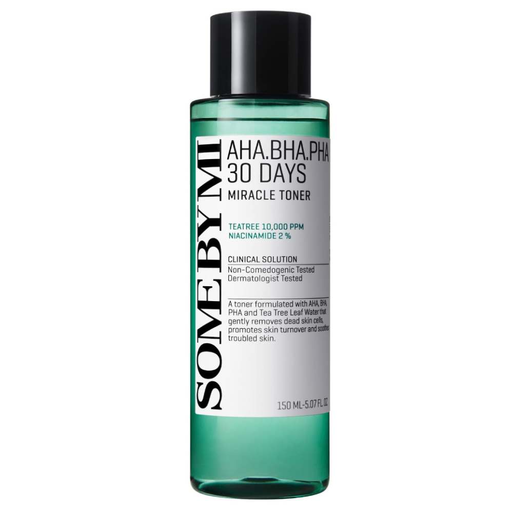 Some By Mi AHA BHA PHA 30 Days Miracle Toner, koreanischer Peeling-Toner mit AHA BHA PHA für unreine und fettige Haut