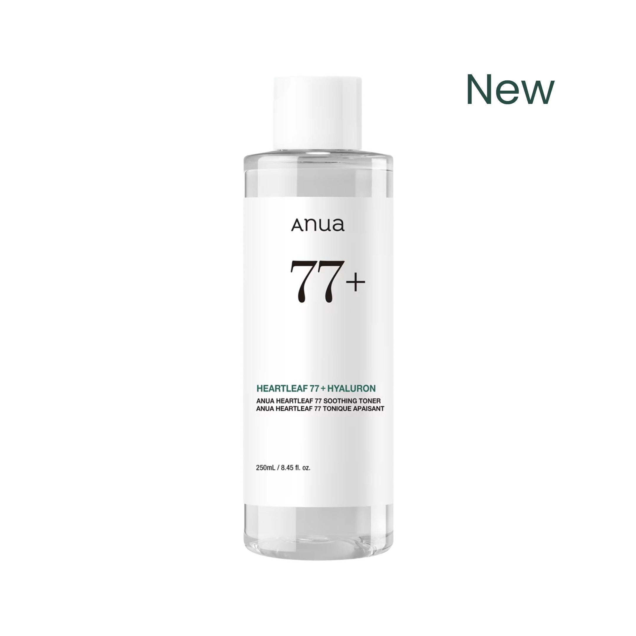 Anua Heartleaf 77 + Hyaluron Soothing Toner, koreanischer Toner mit Heartleaf-Extrakt und Hyaluron für empfindliche Haut