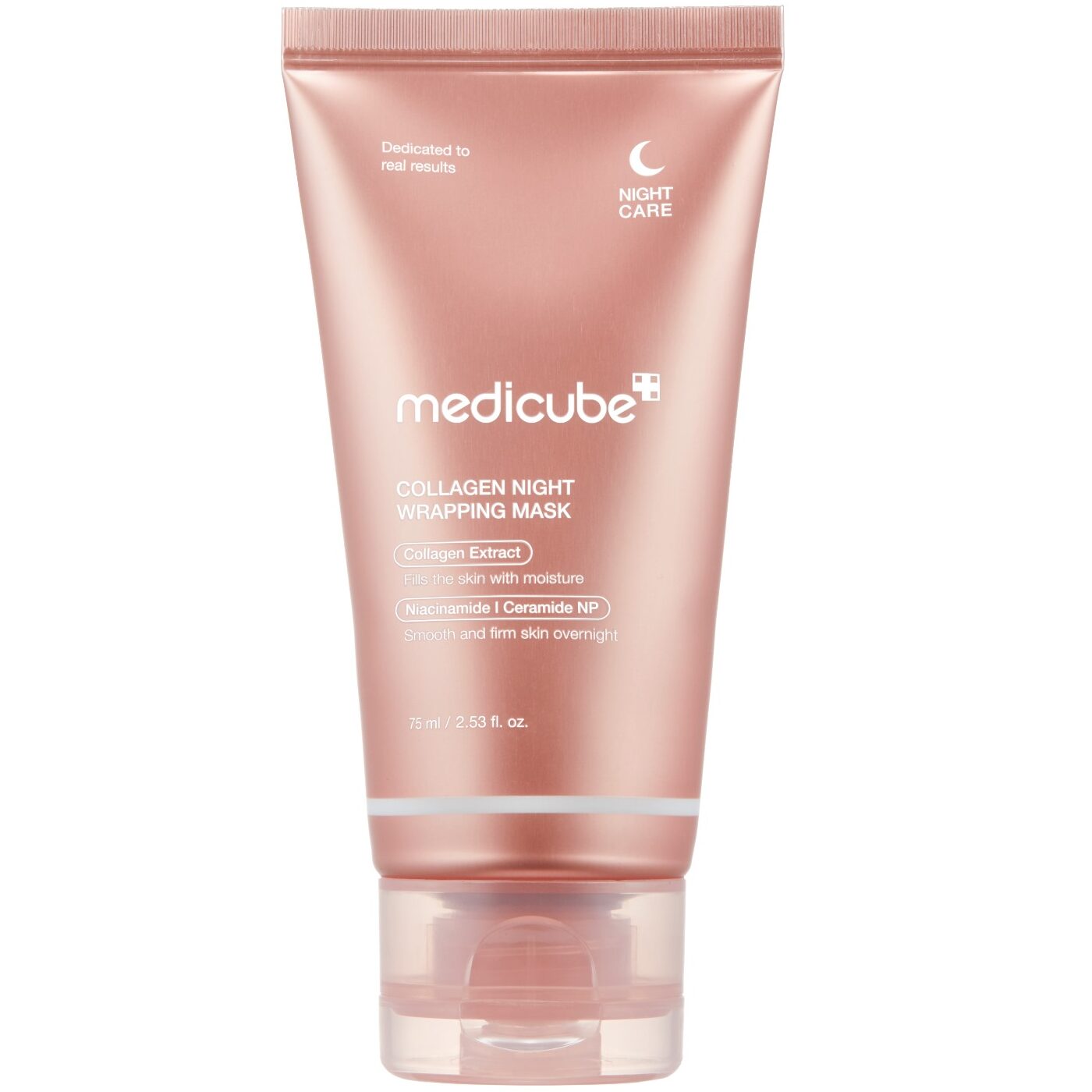 medicube Collagen Night Wrapping Mask, koreanische Schlafmaske mit Kollagen-Extrakt und Niacinamid für Festigkeit und Feuchtigkeit