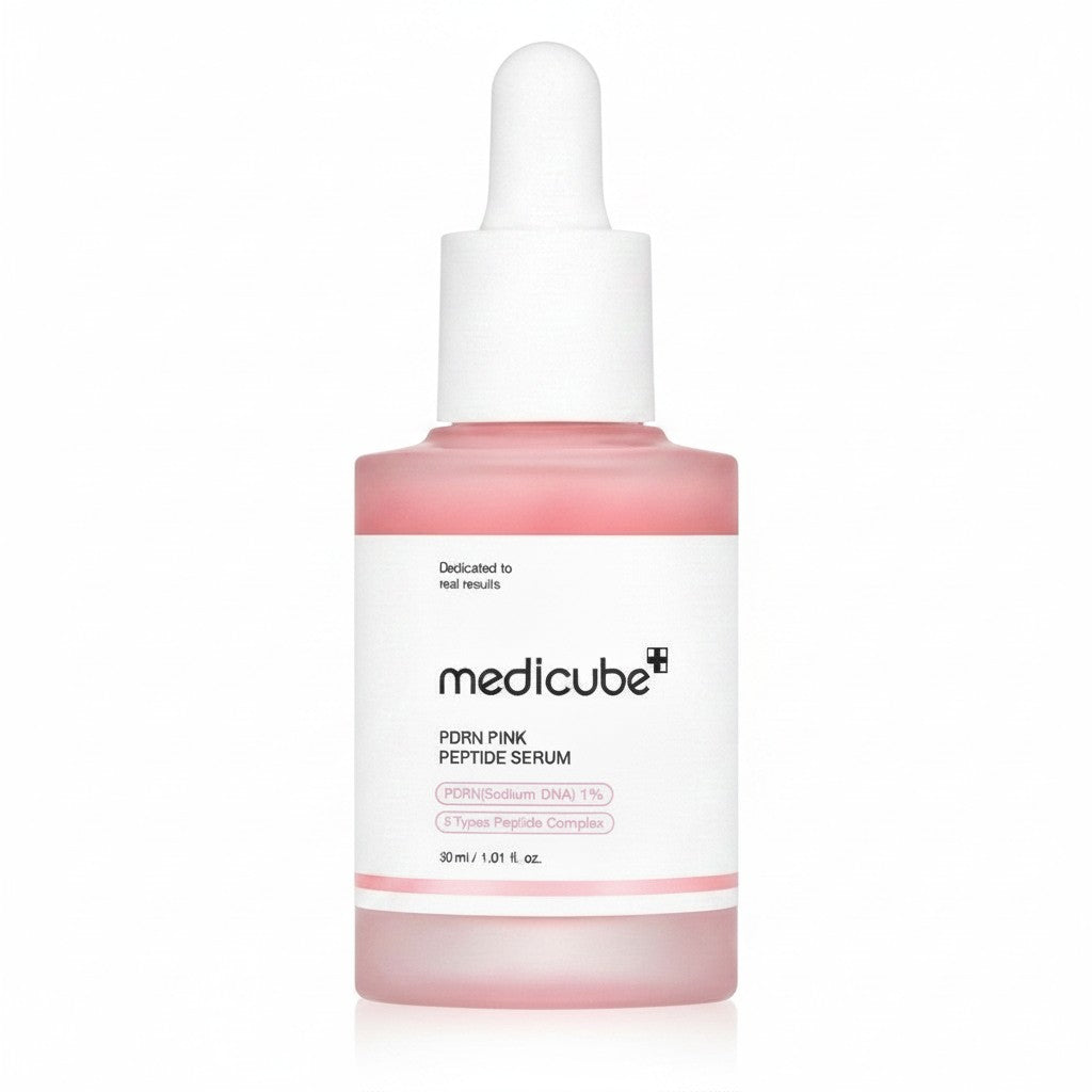 medicube PDRN Pink Peptide Serum, koreanisches Anti-Aging-Serum mit PDRN und Peptiden für reife, fahle Haut